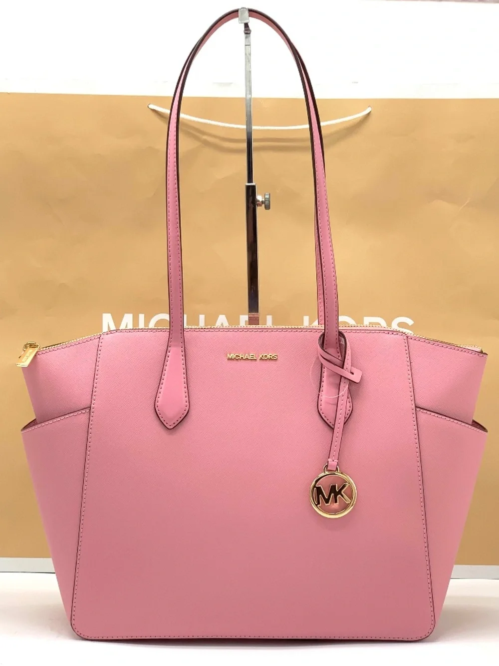 MICHAEL KORS Marilyn Medium Saffiano Leather Tote Bag